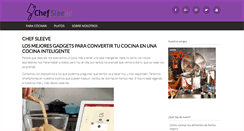 Desktop Screenshot of chefsleeve.com